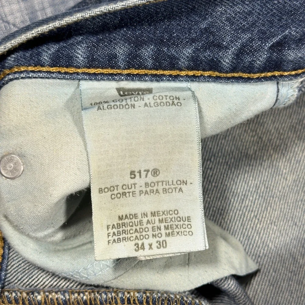 Levi's 517 Boot Cut Red Tab Men's Jeans *33x30 Circa 2010 Made in Mexico